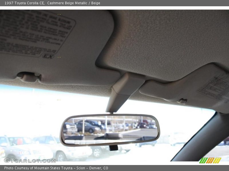 Cashmere Beige Metallic / Beige 1997 Toyota Corolla CE
