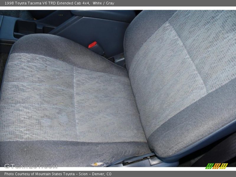 White / Gray 1998 Toyota Tacoma V6 TRD Extended Cab 4x4