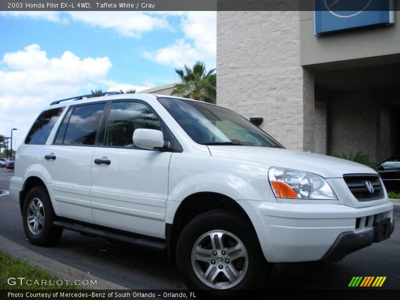 Taffeta White / Gray 2003 Honda Pilot EX-L 4WD