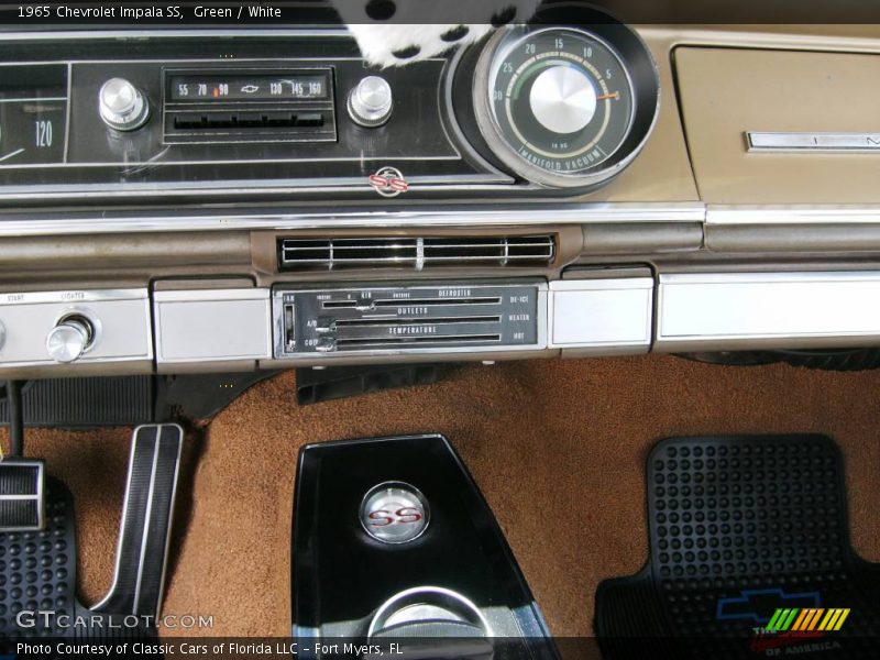 Green / White 1965 Chevrolet Impala SS