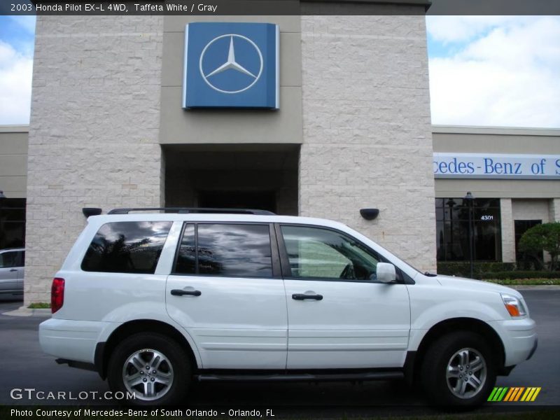 Taffeta White / Gray 2003 Honda Pilot EX-L 4WD
