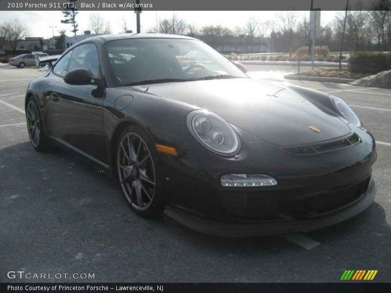 Black / Black w/Alcantara 2010 Porsche 911 GT3