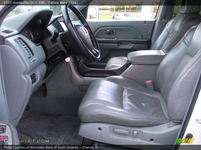 Taffeta White / Gray 2003 Honda Pilot EX-L 4WD