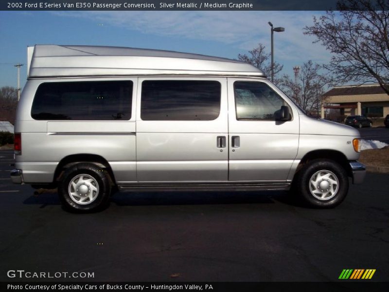 Silver Metallic / Medium Graphite 2002 Ford E Series Van E350 Passenger Conversion