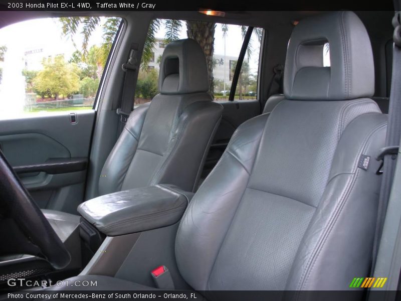 Taffeta White / Gray 2003 Honda Pilot EX-L 4WD