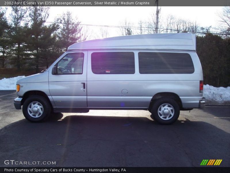 Silver Metallic / Medium Graphite 2002 Ford E Series Van E350 Passenger Conversion