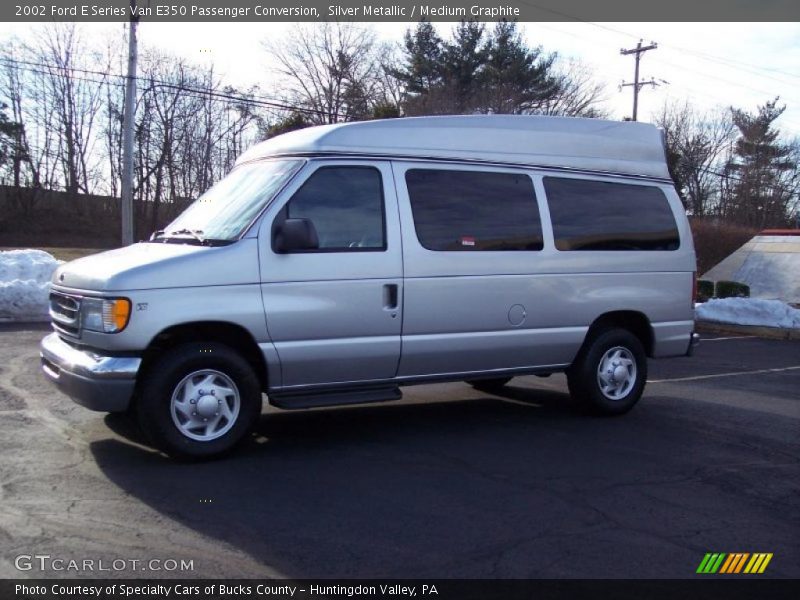 Silver Metallic / Medium Graphite 2002 Ford E Series Van E350 Passenger Conversion
