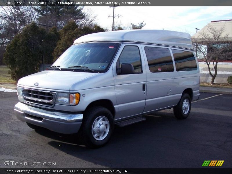 Silver Metallic / Medium Graphite 2002 Ford E Series Van E350 Passenger Conversion