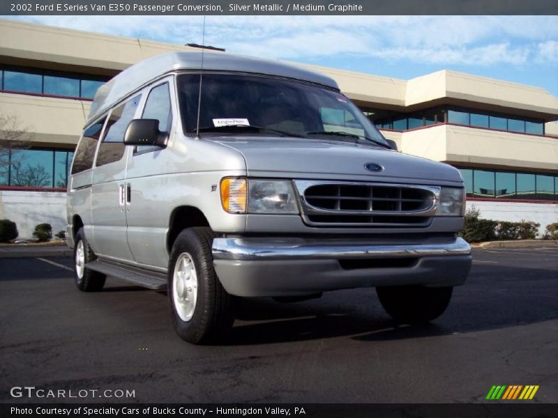Silver Metallic / Medium Graphite 2002 Ford E Series Van E350 Passenger Conversion