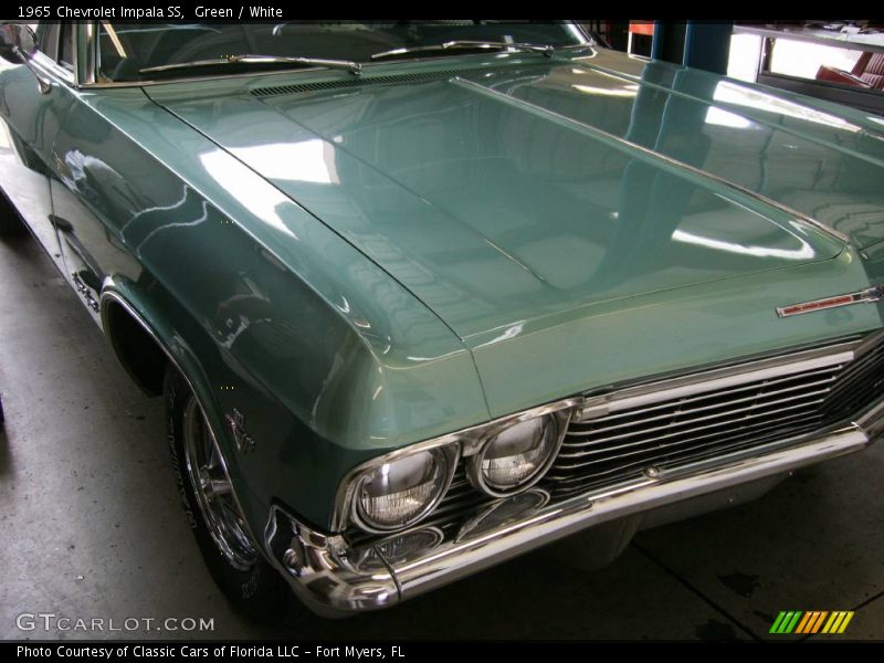 Green / White 1965 Chevrolet Impala SS
