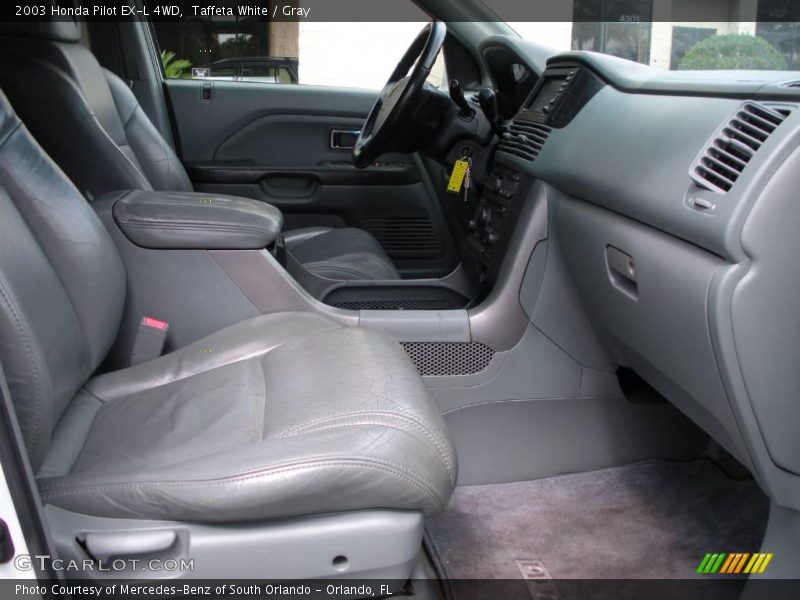 Taffeta White / Gray 2003 Honda Pilot EX-L 4WD