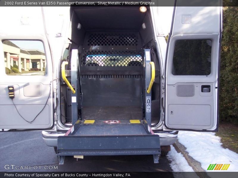 Silver Metallic / Medium Graphite 2002 Ford E Series Van E350 Passenger Conversion