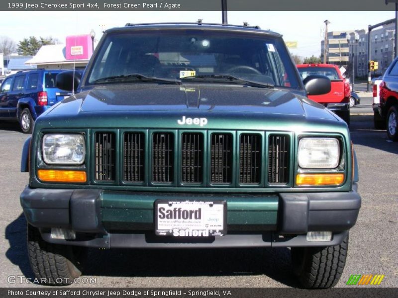 Forest Green Pearl / Agate 1999 Jeep Cherokee Sport 4x4