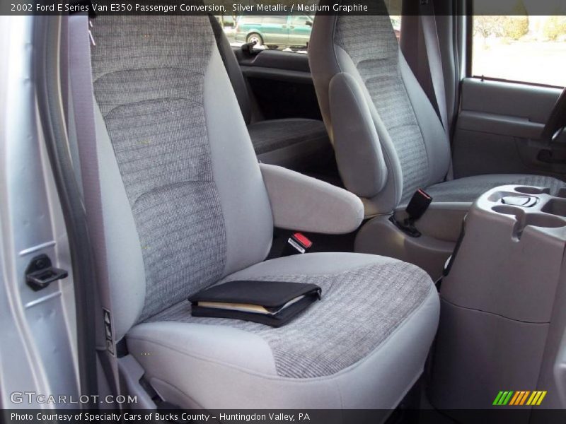 Silver Metallic / Medium Graphite 2002 Ford E Series Van E350 Passenger Conversion