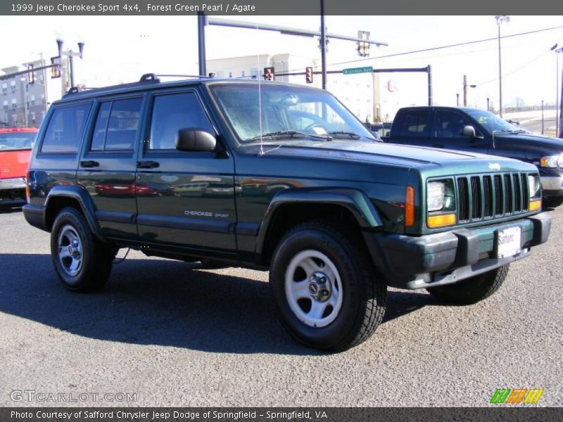 Forest Green Pearl / Agate 1999 Jeep Cherokee Sport 4x4