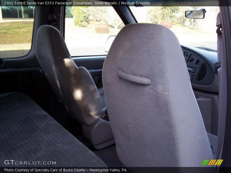 Silver Metallic / Medium Graphite 2002 Ford E Series Van E350 Passenger Conversion