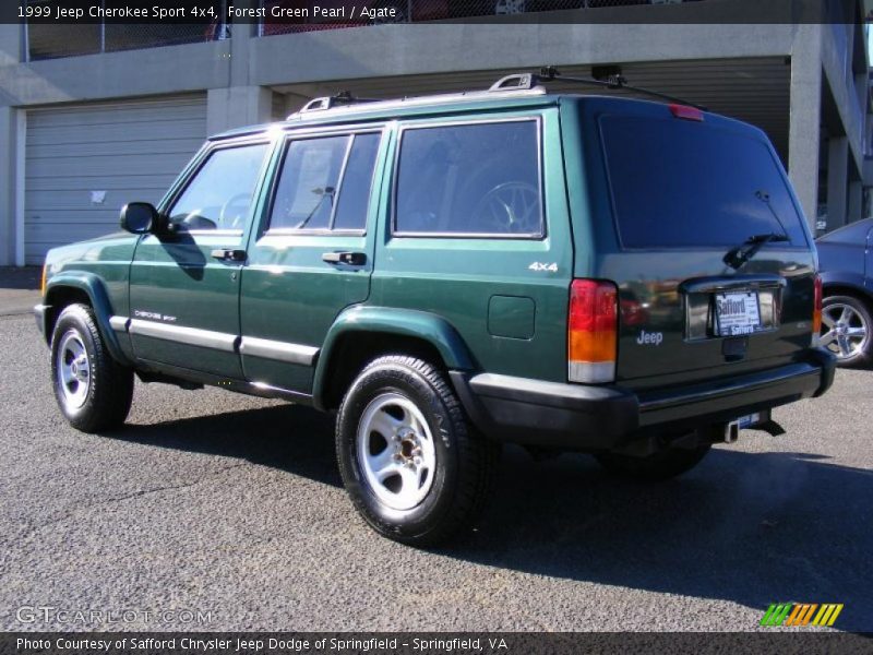 Forest Green Pearl / Agate 1999 Jeep Cherokee Sport 4x4