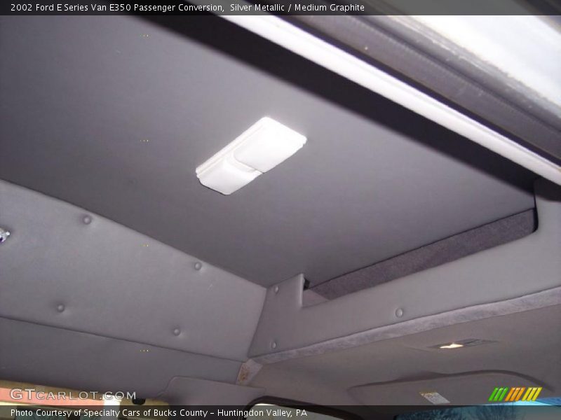 Silver Metallic / Medium Graphite 2002 Ford E Series Van E350 Passenger Conversion