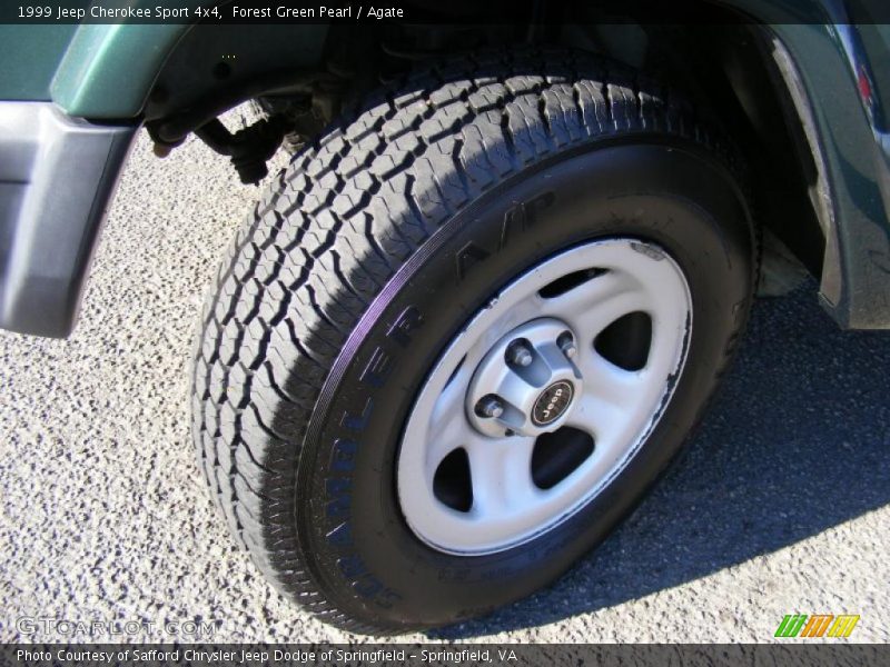 Forest Green Pearl / Agate 1999 Jeep Cherokee Sport 4x4