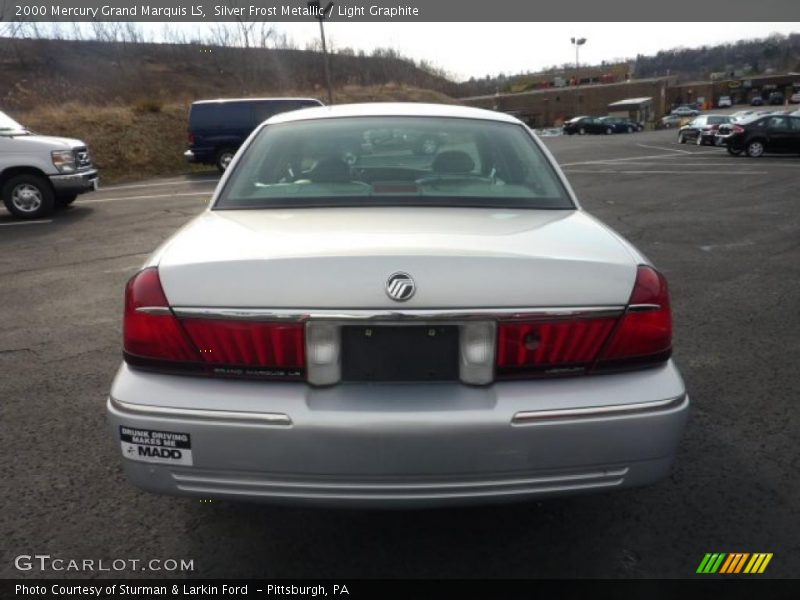 Silver Frost Metallic / Light Graphite 2000 Mercury Grand Marquis LS