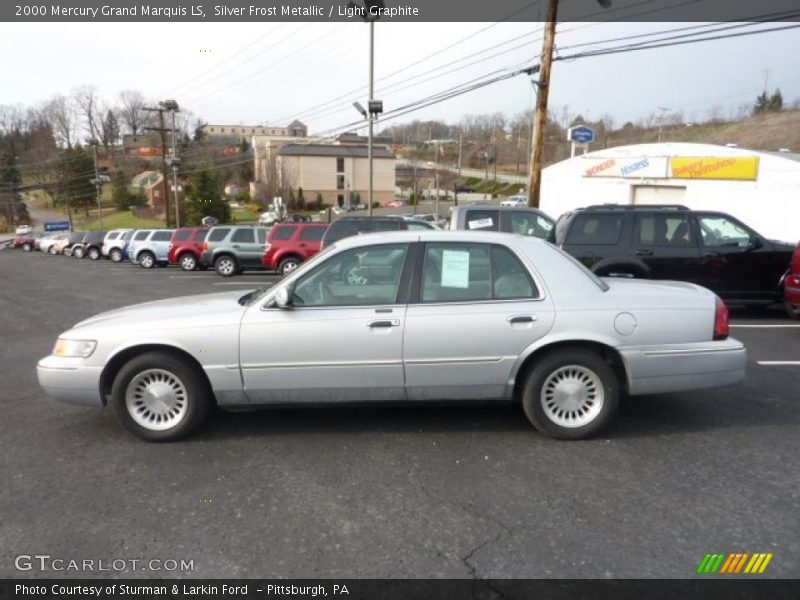 Silver Frost Metallic / Light Graphite 2000 Mercury Grand Marquis LS