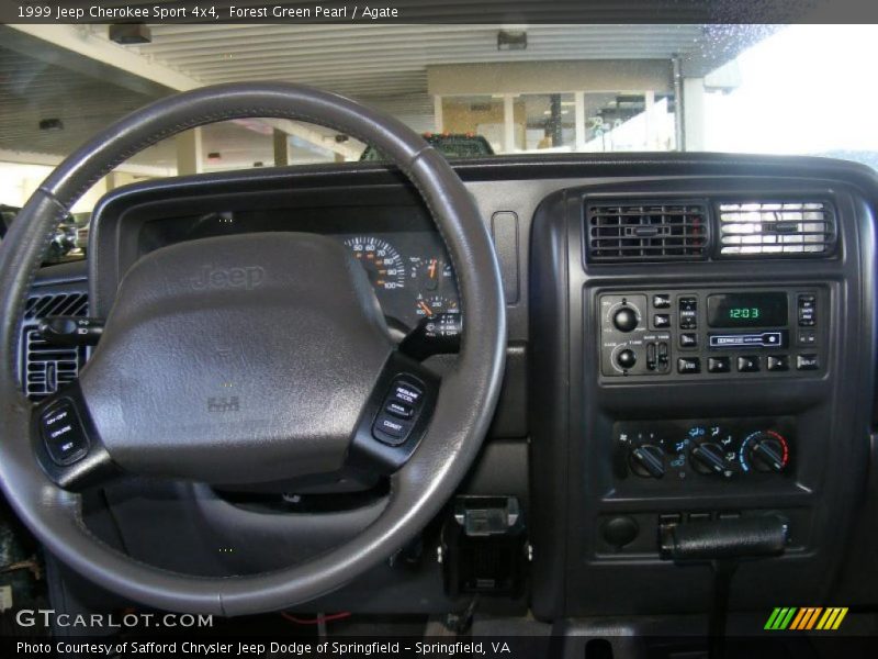 Forest Green Pearl / Agate 1999 Jeep Cherokee Sport 4x4