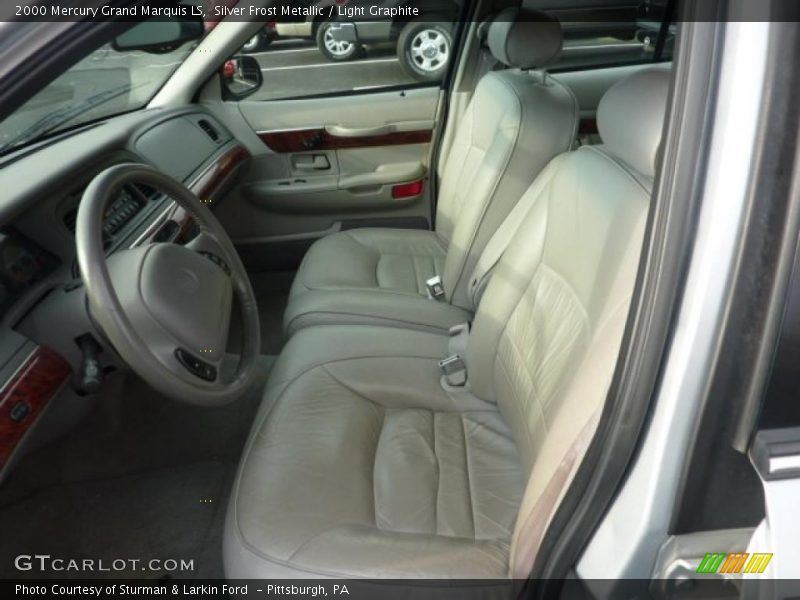 Silver Frost Metallic / Light Graphite 2000 Mercury Grand Marquis LS