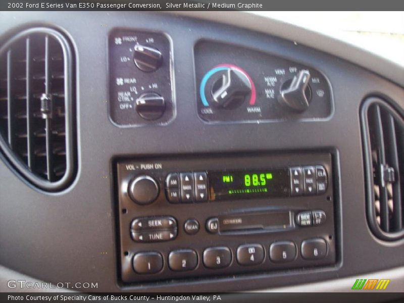 Silver Metallic / Medium Graphite 2002 Ford E Series Van E350 Passenger Conversion
