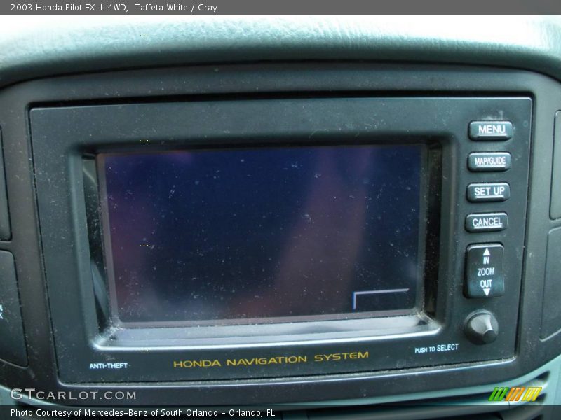 Taffeta White / Gray 2003 Honda Pilot EX-L 4WD