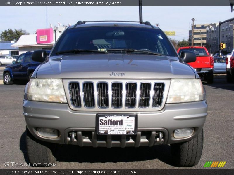 Silverstone Metallic / Agate 2001 Jeep Grand Cherokee Limited 4x4