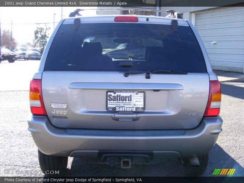 Silverstone Metallic / Agate 2001 Jeep Grand Cherokee Limited 4x4
