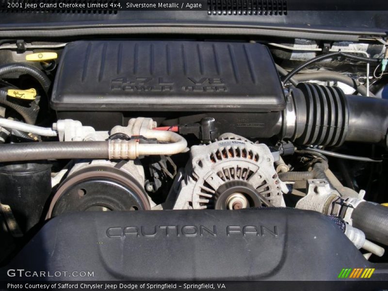 Silverstone Metallic / Agate 2001 Jeep Grand Cherokee Limited 4x4