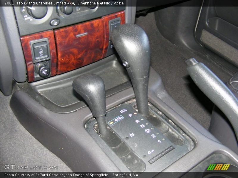 Silverstone Metallic / Agate 2001 Jeep Grand Cherokee Limited 4x4