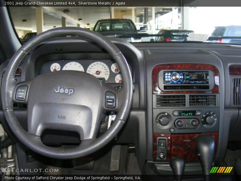 Silverstone Metallic / Agate 2001 Jeep Grand Cherokee Limited 4x4