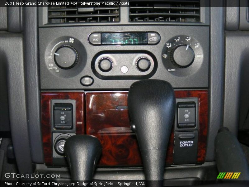 Silverstone Metallic / Agate 2001 Jeep Grand Cherokee Limited 4x4