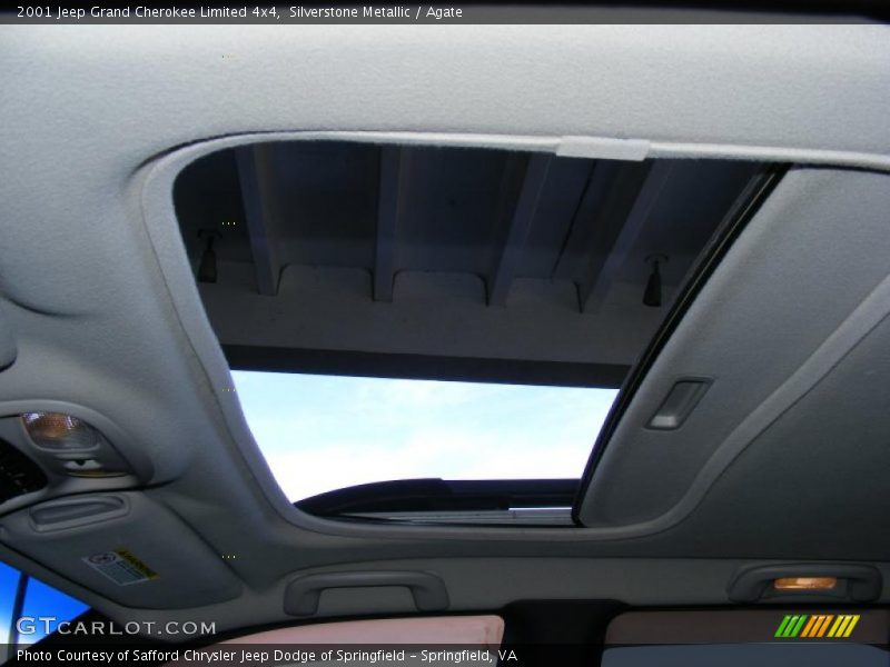 Silverstone Metallic / Agate 2001 Jeep Grand Cherokee Limited 4x4