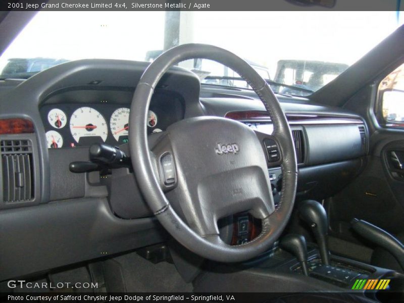 Silverstone Metallic / Agate 2001 Jeep Grand Cherokee Limited 4x4