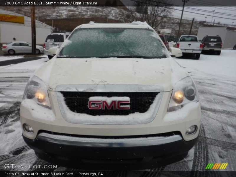 Summit White / Light Titanium 2008 GMC Acadia SLT