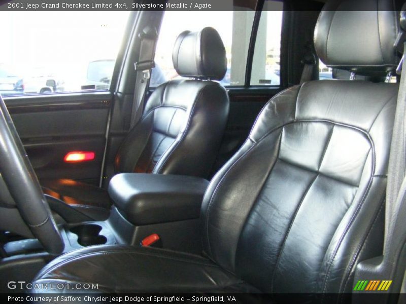Silverstone Metallic / Agate 2001 Jeep Grand Cherokee Limited 4x4