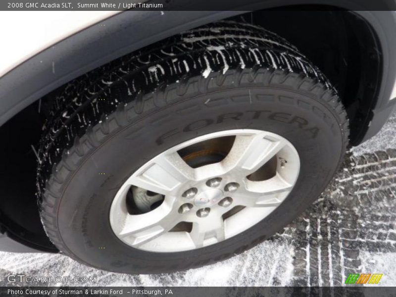 Summit White / Light Titanium 2008 GMC Acadia SLT