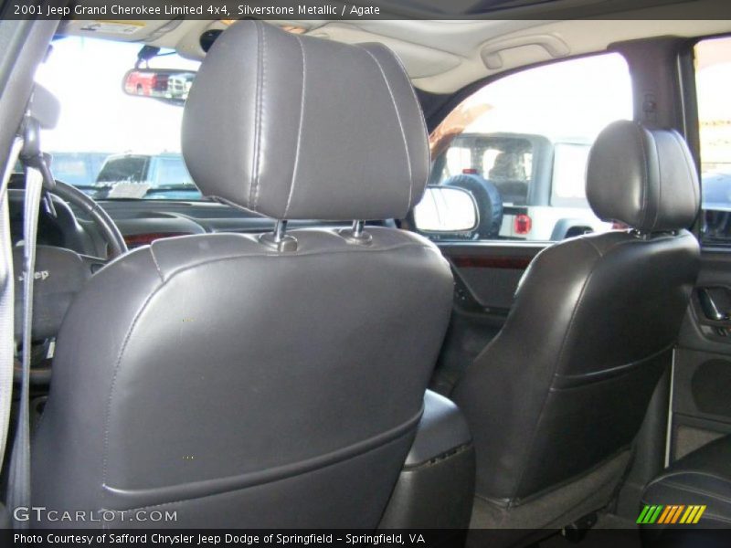 Silverstone Metallic / Agate 2001 Jeep Grand Cherokee Limited 4x4