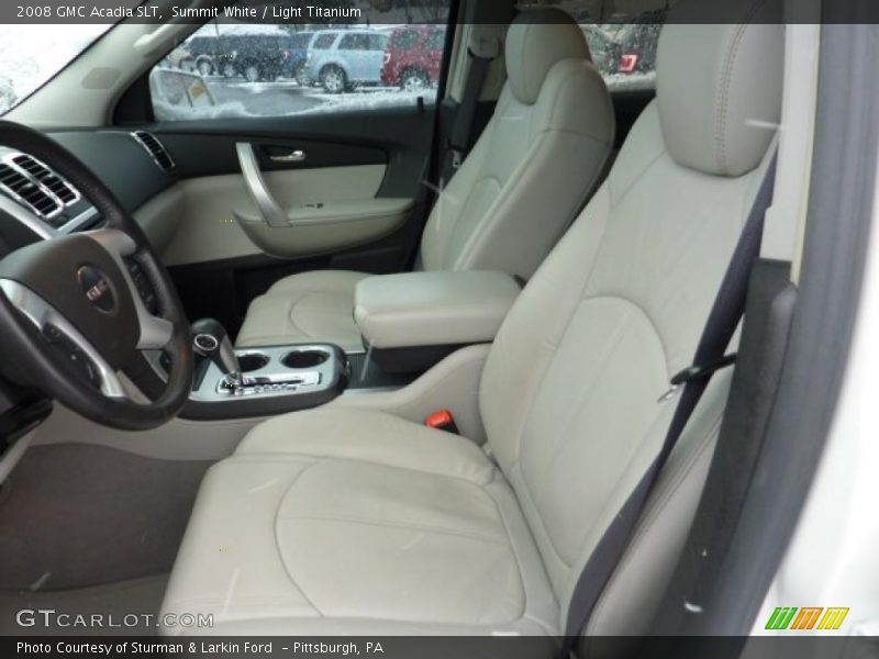 Summit White / Light Titanium 2008 GMC Acadia SLT