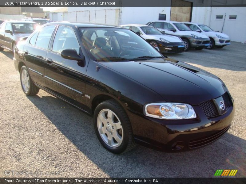 Blackout / Charcoal 2006 Nissan Sentra 1.8 S Special Edition