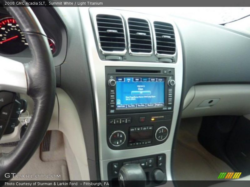Summit White / Light Titanium 2008 GMC Acadia SLT