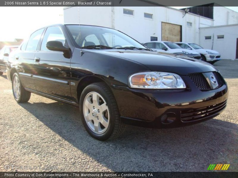 Blackout / Charcoal 2006 Nissan Sentra 1.8 S Special Edition