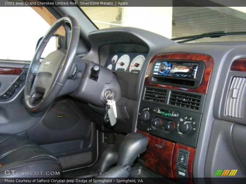 Silverstone Metallic / Agate 2001 Jeep Grand Cherokee Limited 4x4