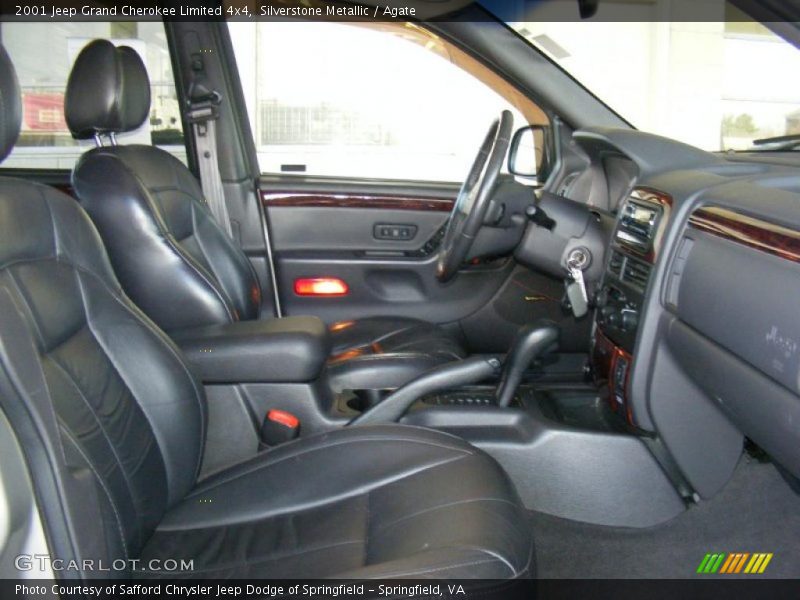Silverstone Metallic / Agate 2001 Jeep Grand Cherokee Limited 4x4