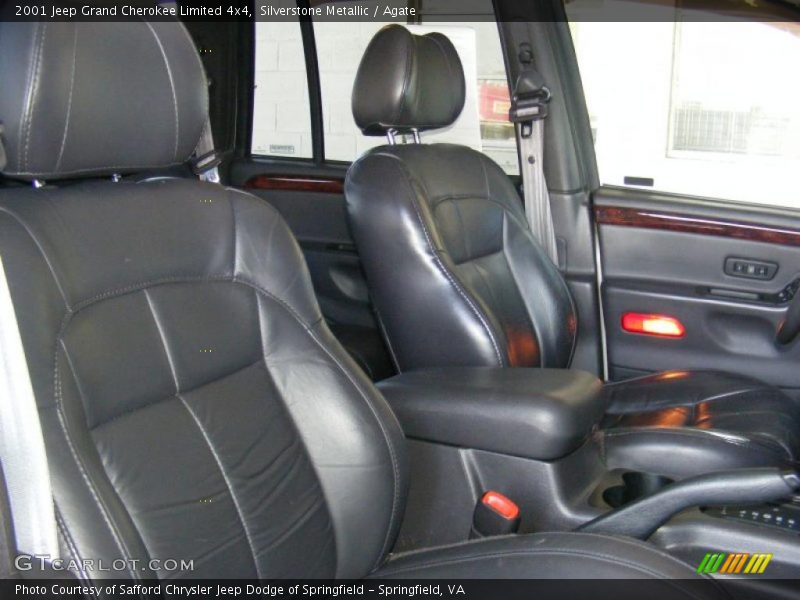 Silverstone Metallic / Agate 2001 Jeep Grand Cherokee Limited 4x4