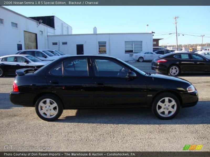 Blackout / Charcoal 2006 Nissan Sentra 1.8 S Special Edition