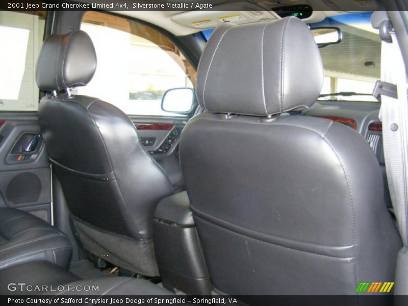 Silverstone Metallic / Agate 2001 Jeep Grand Cherokee Limited 4x4